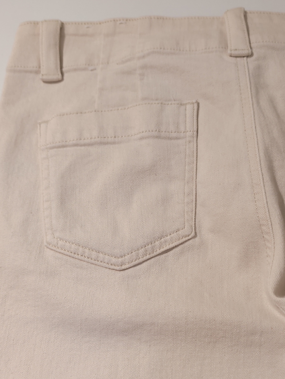 Talbots Classic Jean Denim Trouser with Black Label Size 10  99% Cotton 1% Spand - Picture 8 of 11